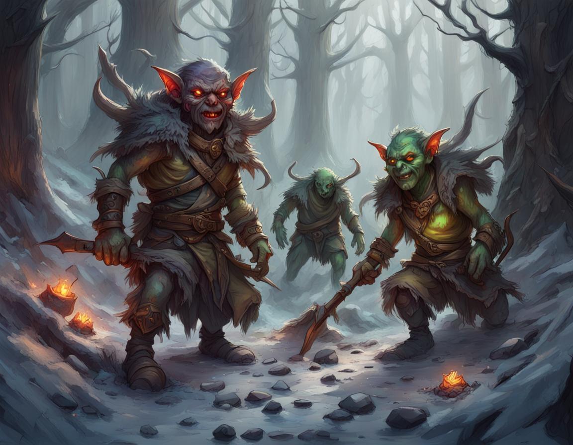 Goblins bewachen das Camp